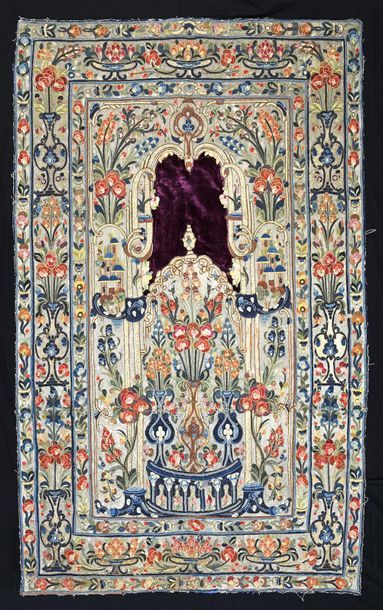 null Embroidered wall hanging, Banja Luka, Balkans, early 19th century, appliqué...