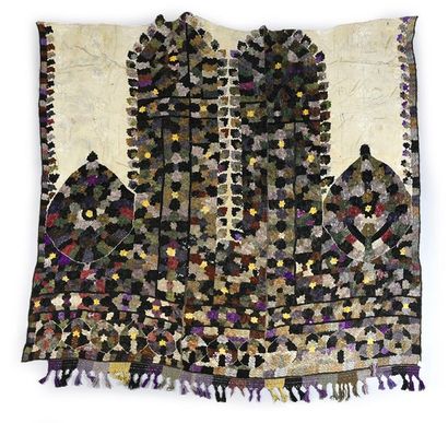 null Embroidered wall hanging from Rabat, Morocco, first half of the 20th century,...