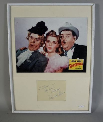 null BLAINE Vivian (1921-1995).

Autographed and signed play "To Clive", accompanied...