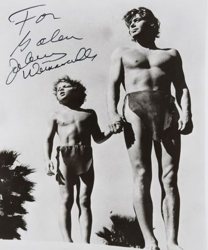 null WEISSMULLER Johnny (1904-1984).

B&W photographic reproduction bearing the autograph...