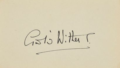 null WITHERS Googie (1917-2011).

Autograph piece signed in black ink by the actress....
