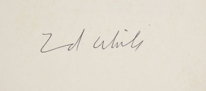 null WHITE Edmund (°1940).

Autograph signed "Edmund White" accompanied by a colour...