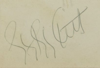 null KITT Eartha (1927-2008).

Signed autograph piece accompanied by a B&W photograph...