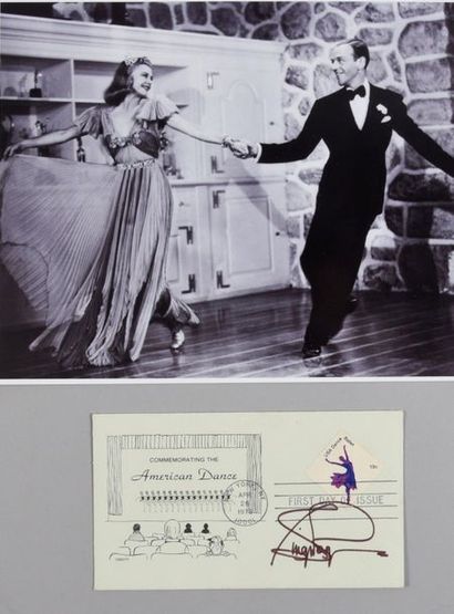 null ROGERS Ginger (1911-1995).

Envelope commemorating the "American dance" with...