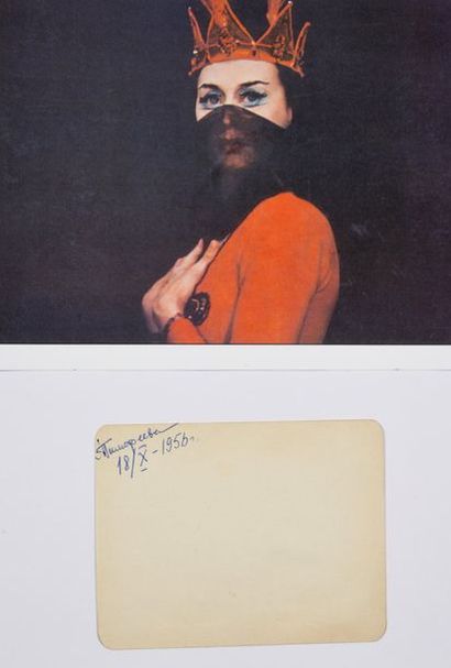 null TIMOFEEVA Nina (1935-2014). 

Pièce autographe signée par la ballerine à l’encre...