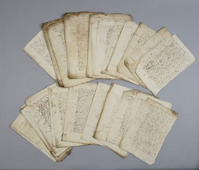 null [COPIES OF DEEDS AND RECORDS]

Inventory made at La Flèche, archives and copies...