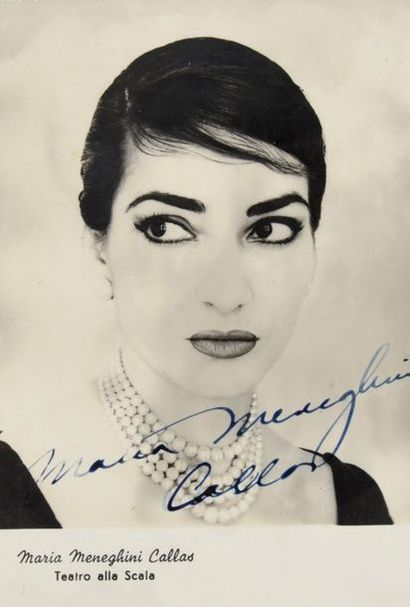 null CALLAS Maria (1923-1977).

An antique postcard in B&W representing Maria Callas...