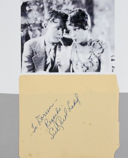 null CAROL Sue (1906-1982).

Pièce autographe signée par l’artiste et dédicacée «...