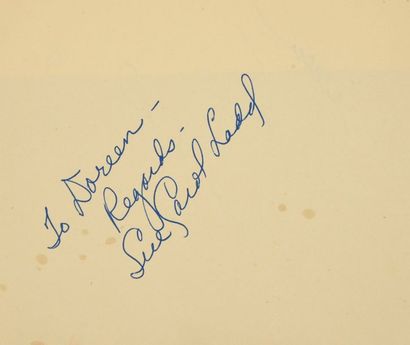 null CAROL Sue (1906-1982).

Autograph piece signed by the artist and autographed...