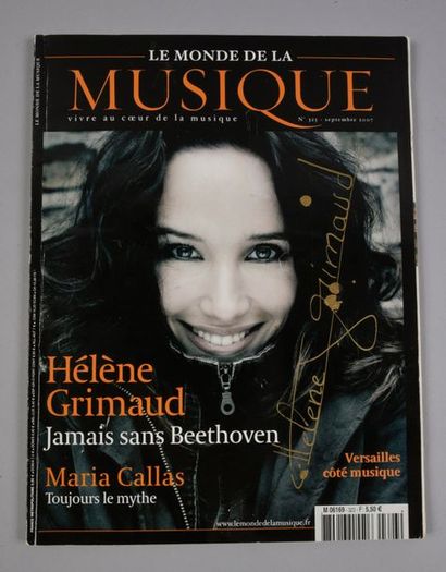 null GRIMAUD Hélène (°1969).

Magazine Le Monde de la Musique datée de septembre...