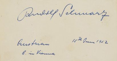 null MUNCH Charles (1891-1968).

Pièce autographe signée « London mai 52 ».

Bon...