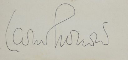 null STOKOWSKI Leopold (1882-1977). 

Signed autograph piece. Good condition.

H....