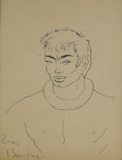 null BOULLET Jean (1921-1970).

Original drawing in Indian ink entitled Beauty signed...