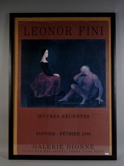 null FINI Leonor (1907-1996).

Poster from an exhibition that took place at the Galerie...