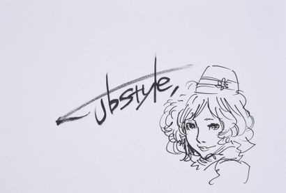 null JBSTYLE.

Original drawing accompanied by the artist's autograph signature in...