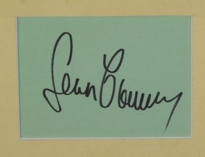 null CONNERY Sean (°1930).

Autograph signed "Sean Connery" accompanied by a B&W...