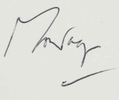 null MONTAGU OF BEAULIEU Lord (1926-2015).

Carte postale portant la signature autographe...