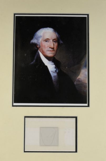 null WASHINGTON George (1732-1799).

Hair attributed to George Washington, first...