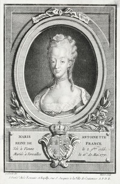 null ÉCOLE FRANÇAISE ET ANGLAISE DU XVIIIe SIÈCLE. 

Marie-Antoinette archiduchesse...