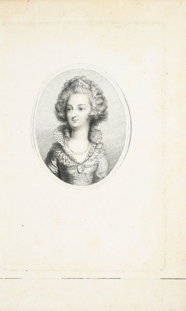null ÉCOLE FRANÇAISE ET ANGLAISE DU XVIIIe SIÈCLE. 

Marie-Antoinette archiduchesse...