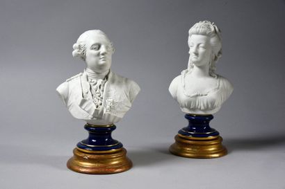 null ROGUIER Henri-Victor (1743-1809), d’après.

Le roi Louis XVI et la reine Marie-Antoinette...