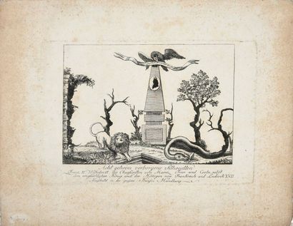 null HENNIN Michel (1777-1863).

Rare gravure séditieuse royaliste à l’eau-forte...