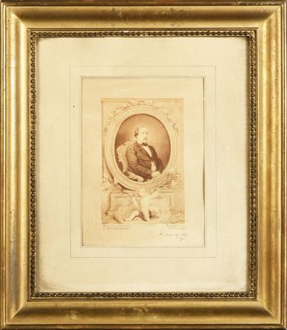 null HENRI, comte de Chambord (1820-1883).

Photographie ancienne d’une gravure par...