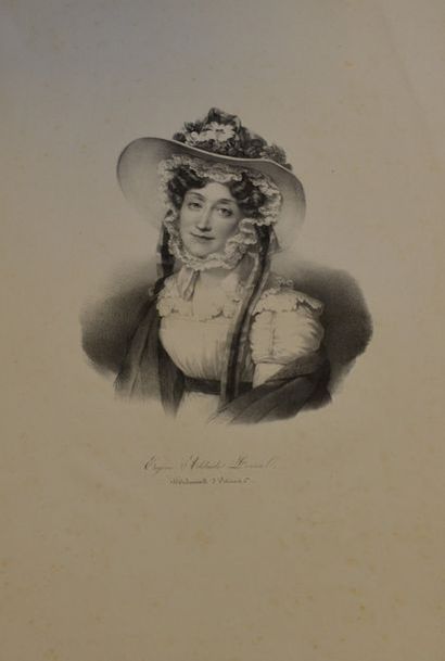 null ÉCOLE FRANÇAISE DU XIXe SIÈCLE.

Portrait de la princesse Adélaïde d’Orléans....