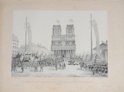 null FERDINAND-PHILIPPE, duc d'Orléans (1810-1842). 

Accident et funérailles du...
