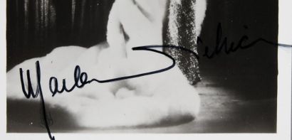 null DIETRICH Marlène (1901-1992).

Vintage photograph taken in B&W of actress Marlène...