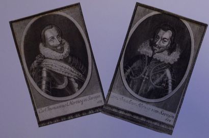 null XVIIth CENTURY FOREIGN SCHOOL.

Portraits of Charles-Emmanuel I, Duke of Savoy...