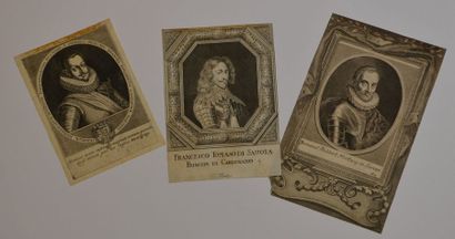 null XVIIth CENTURY FOREIGN SCHOOL.

Portraits of Emanuele-Philibert I, Duke of Savoy...