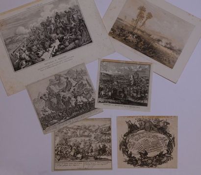 null FOREIGN SCHOOL OF THE 18th and 19th CENTURIES.

Set of six engravings and lithographs...