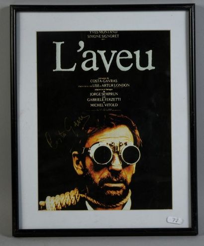 null GAVRAS Costa (°1933).

Reproduction of the film poster "L'aveu" with the director's...