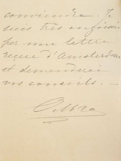 null OLGA FEODOROVNA Grand Duchess of Russia, 

born Princess Cécile de Bade (1839-1891).

Autograph...
