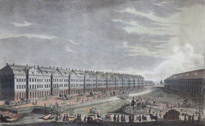null 18th CENTURY RUSSIAN SCHOOL.

View of the buildings of the Imperial Colleges...