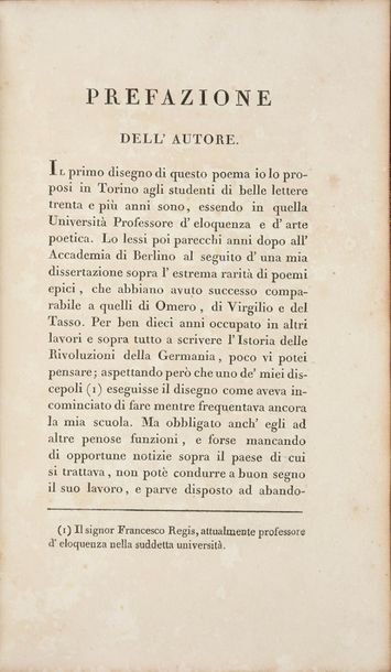 null BIBLIOTHÈQUE DU TSAR ALEXANDRE Ier DE RUSSIE.
DENINA Carlo (1731-1813). La Russiade...