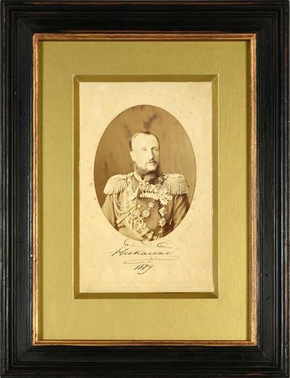 null NICOLAS NICOLAÏÉVITCH, grand-duc de Russie (1831-1891)
Portrait photographique...