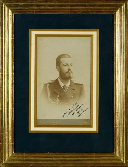 null ALEXANDRE MIKHAÏLOVITCH, grand-duc de Russie (1866-1933).
Portrait photographique...