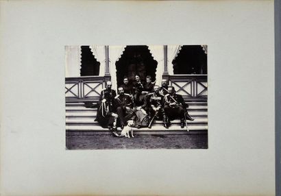 MAISON IMPERIALE DE RUSSIE Album containing about 95 photographs in various formats...