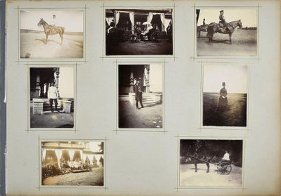 MAISON IMPERIALE DE RUSSIE Album containing about 95 photographs in various formats...