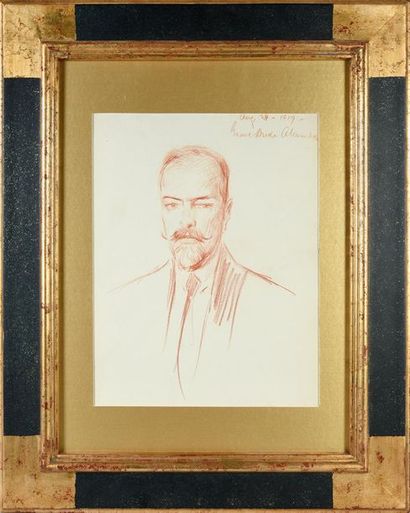 ZAROKILLI Nicolas Paganiotti (1879-1945) Portrait du grand-duc Alexandre Mikhaïlovitch...
