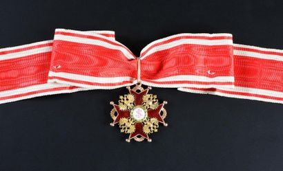 null ORDER OF ST. ST. STANISLAUS.
Commander model, with tie ribbon in red and white...
