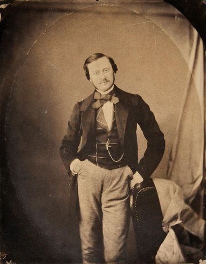 null DUPUIS Adolphe (1824-1891).
Portrait photographique signé Charles Bergamasco...