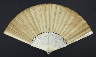null Country Concerto, circa 1720-1730
Folded fan, the double sheet in painted paper...