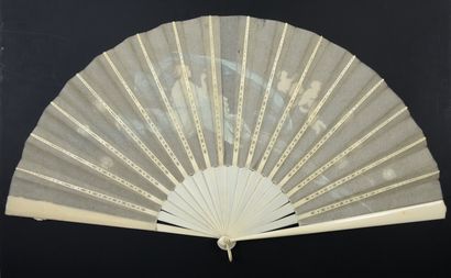 Gabrielle Zaborowska (1852-1938) I sow to all winds, circa 1900
Large fan, the painted...