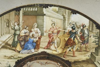 null 
The farewell of Hector to Andromache, mid 18th century



Skin fan leaf, cabretille,...