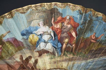 null The Continence of Scipio, c. 1730
Folded fan, the double sheet of skin, lined...