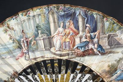 null Jason and the Golden Fleece, ca. 1750-1760
Folded fan, the double gouache-painted...