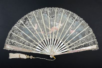 null Ed. Creusy, Announcement of a wedding, circa 1890-1900
Folded fan, the needle...